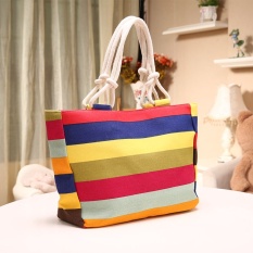 5 Pcs Korea Versi Baru Kreatif Bangalor Kanvas Tas Bahu Tas Backpack Shoulder Bag Wanita Grosir CrossGeometric Figure-Intl