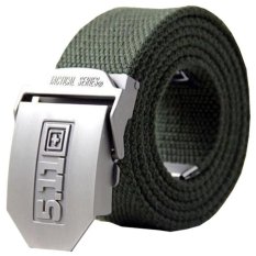 511 Sabuk Tactical Series Head Stainless Strap Nylon - Hijau Army
