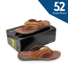 52 Fashion Pakalolo Boots Sandal Casual Pria N0161 C - Coklat Size 43-44
