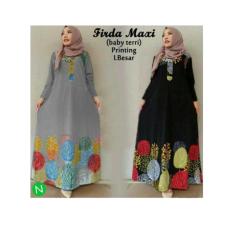 55650 firda maxi/maxi dress/dress muslim murah/baju muslim grosiran