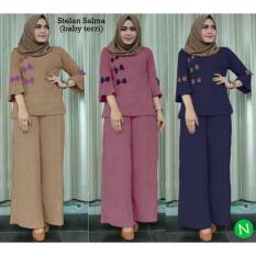 56250 stelan salma/stelan muslim/stelan kulot muslim/baju grosir