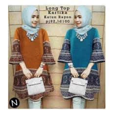 58218/tunik wanita/tunik batik/blouse import/baju muslim wanita