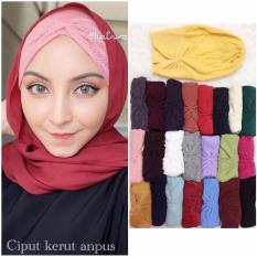5pcs Ciput Kerut Rajut Premium - Bebas Pilih Warna
