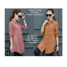 60340 amora long blouse/baju hamil murah/atasan wanita grosir