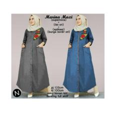 7951 marina maxi/maxi dress/dress muslim/baju muslim wanita grosiran