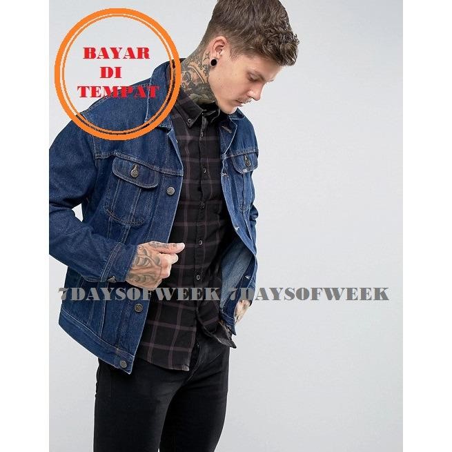 7DOW -  jaket jeans denim premium pria - BEST SELLER