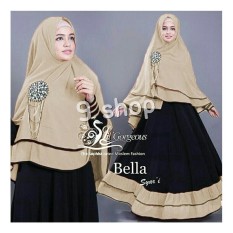 9 Shop Baju Gamis Dress Muslim Wanita Syari BELLA ( Dapat Jilbab ) / Baju Muslim Wanita /Gamis Muslimah / Hijab Wanita / Gamis Murah / Gamis Terbaru / Gamis Wanita / Maxi Dress Lengan Panjang / Syari Muslim / Syari'i Wanita
