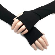 A & A Collections Handsock Jempol Syar'i / Handsock Muslimah Warna Hitam / Manset Tangan