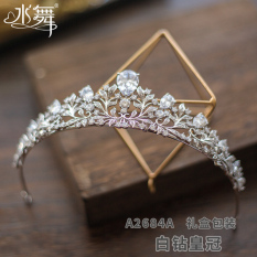 A1913 Kualitas Unggul Pemasangan Kecil Buatan Manusia Zirkon Menikah Gaun Crown Asesoris Kepala