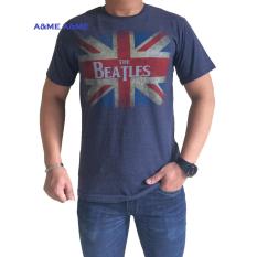 A&ME - Kaos Distro T'shirt Distro Fashion 100{55e037da9a70d2f692182bf73e9ad7c46940d20c7297ef2687c837f7bdb7b002} Cotton Combed 30s Atasan Pria Wanita Baju Lembut Adem Simple Keren Casual Sporty Tulisan Sablonan Bagus Murah Gambar Group Music Band Pop The Beatles-Kaos Abuabu Hitam