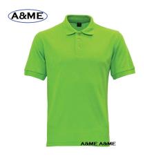 A&ME-Kaos Polo Shirt M L XL Lengan Pendek Baju Pakaian Olah Raga Kaos Kerah Atasan Pria Wanita Lacos Pique Fashion Keren Nyaman Bagus Simple - Hijau Muda