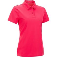 A&ME-Kaos Polos Polo Shirt S M L XL Lengan Pendek Baju Pakaian Olah Raga Kaos Kerah Atasan Pria Wanita Cewek Cowok Lacos Pique Fashion Keren Nyaman Adem Bagus Simple - Pink Fanta