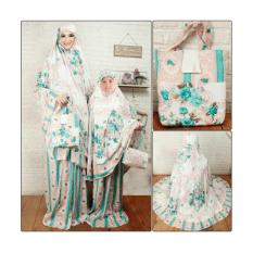 AbangSky Couple Stelan Mukena Katun Adem Ibu&Anak Samantha Tosca