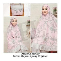 AbangSky Stelan Mukena Katun Jepang Flow - Pink