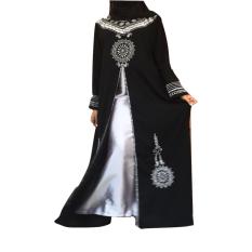 Abaya Gamis Wanita Turkey Silver Free Pashmina