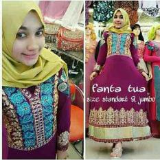 ABAYA INDIA BORDIR BIRU