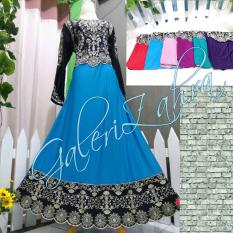 ABAYA INDIA DALILAH * JERSEY BORDIR INDIA *