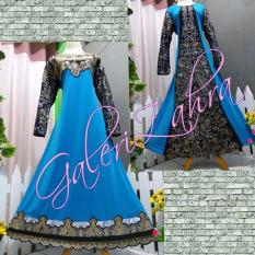 ABAYA INDIA FULL BORDIR BIRU LANGIT