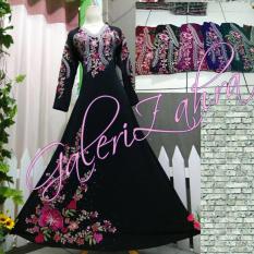 ABAYA INDIA TANGKAI * KAFTAN BORDIR INDIA