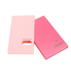 AC 120 Cards Business Name ID Credit Card VIP Cards Holder Book Case -Pink