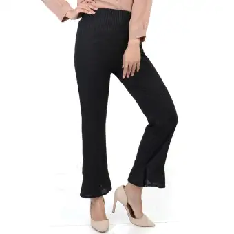 Ace Fashion Axel Cullote Pants - Celana Kulot Wanita - Black