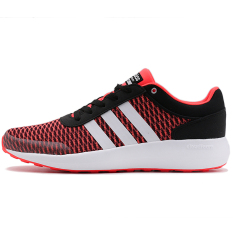 Adidas Sepatu Sneakers Musim Panas Baru Sepatu Santai Ringan (No 1 hitam/putih/Hong neon)