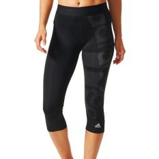 Adidas Legging anti UV techfit badge compression - BQ9495 - hitam