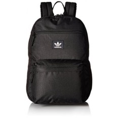 adidas Originals National Padded Backpack, Black/White, One Size - intl
