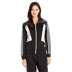 Adidas Originals Womens Sandra 1977 TRACK TOP, Hitam/Putih, M-Intl