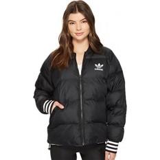 Adidas Originals Womens Superstar Reversible Jacket Black Kecil-Intl
