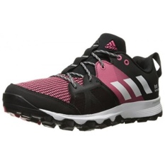 Adidas Outdoor Womens Kanadia 8 Trail Running Shoe, Hitam/Putih/Bahia Pink, KAMI-Internasional
