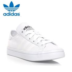 Adidas S78767 Pria Originals Court Vantage Kasual Sepatu Putih/Putih