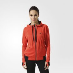 ADIDAS WOMEN PERF PENUH ZIP HOODIE MERAH BK7679 S-XL 04'-Intl