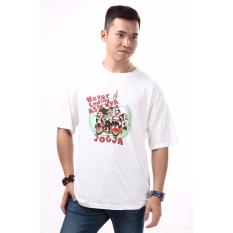 Adore Kaos Oblong Never Ending Jogja - Putih