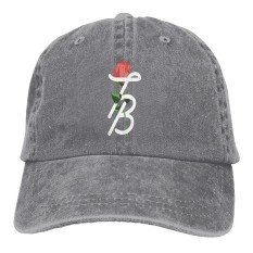 Adult Tessa Brooks Rose Retro Baseball Cap Cotton Denim Hat