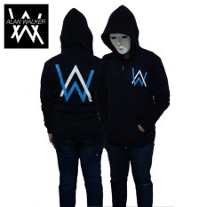 Aduuh Jaket Hoodie Zipper Alan Walker II Best Seller - Black
