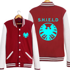 Sndn Biro Jaket Baseball untuk Pria atau Wanita The Man Jaket Baseball Musim Semi (Anggur 1)