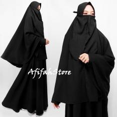 Afifahstore Syari Cadar / Gamis Syari / Gamis Wanita/ Pakaian MuslimGamis Busui / Dress Muslimah / Dress Gamis / Hijab Syari / Gamis Cadar Gamis Wolly Crepe