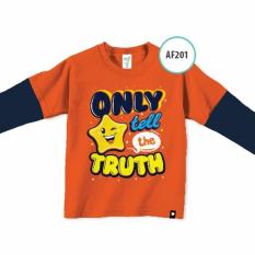 Afrakids Baju Anak Muslim Branded Lengan panjang only tell the truth