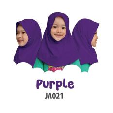 Aria Hijab Anak Afrakids / Hijab Instan Anak / Jilbab Instan Anak Sekolah / Jilbab Anak SD / JA021 - Ungu