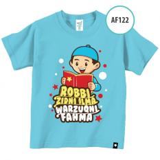 Afrakids Kaos Anak Muslim AF122 - Biru Muda