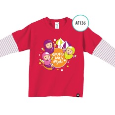 Afrakids Kaos Anak Muslim AF136 - Red