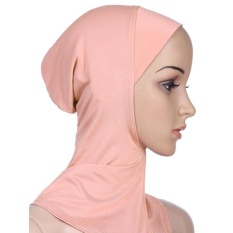 AGAPEON Muslim Full Cover Inner Jilbab Cap Leher Bagian Dalam Khaki-Intl