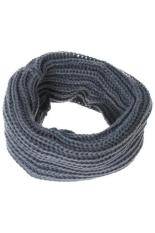 Ai Home Unisex Rajutan Lingkaran Selendang Syal Hangat Musim Dingin Wraps Dark Grey-Intl