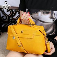 Aignerr Ornella Roma Handbag Clemence Leather