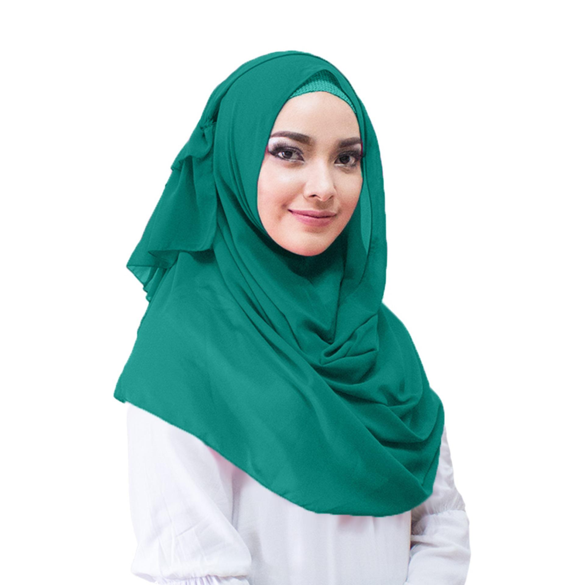 Aime Hijab Jilbab Instan Instant - [Warna Toska]