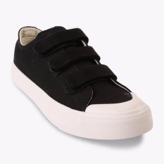 Airwalk New Basic Canvas Low Kids Sneakers Shoes - Hitam