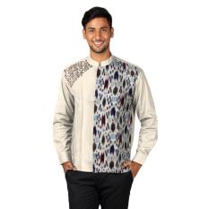 Aitana KK-MG-1510119-LS Baju Koko Batik Bordir Pria - Cream