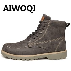 Aiwoqi Pria Bot, Sepatu Tempur, Short BOT, militer Taktis Luar Ruangan Bot untuk Daki Gunung Luar Ruangan-Internasional
