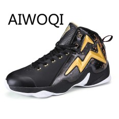 Aiwoqi Pria Wanita Klasik Profesional Terbaik Keranjang Sepatu Modis Cocok Pria Dapat Bersirkulasi Sepatu untuk Keranjang Menjalankan Sport Menjalankan Atletik sepatu Lari-Internasional